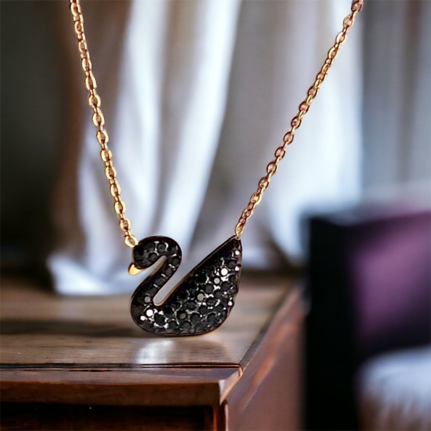 Nova - Black Swan Necklace