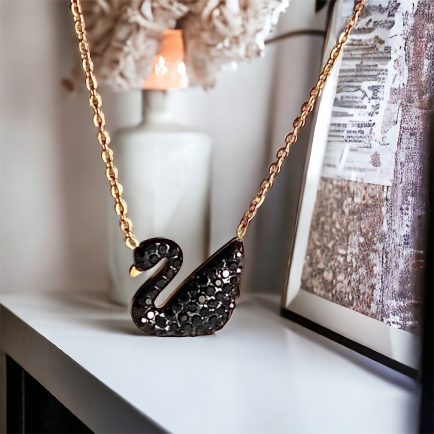 Nova - Black Swan Necklace