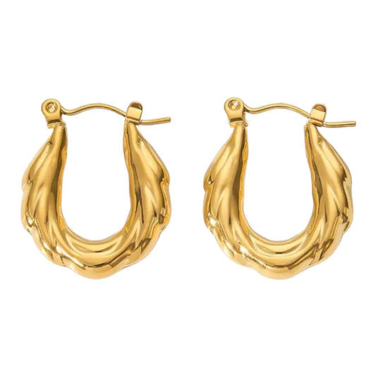 Lily - Gold Hoop Earring