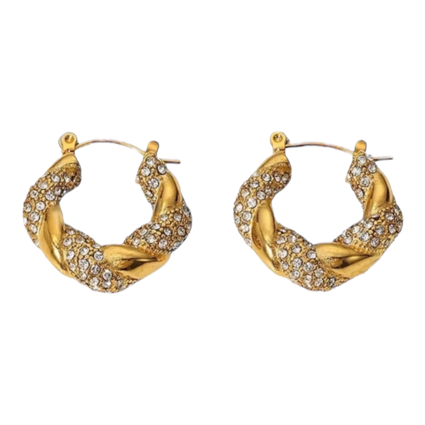 Aria - Gold Hoop Earrings