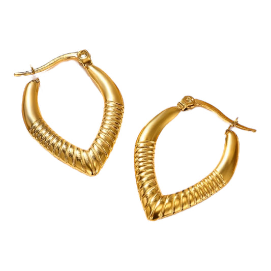 Stella - Gold Hoop Earring