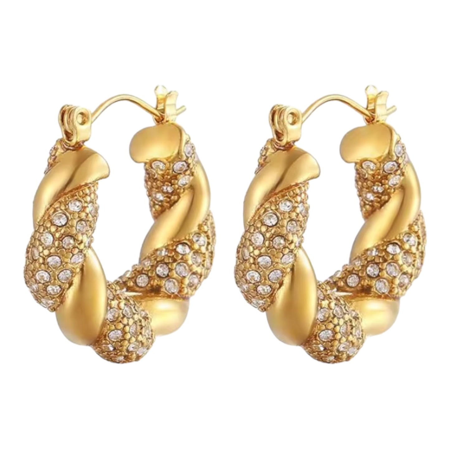 Aria - Gold Hoop Earrings