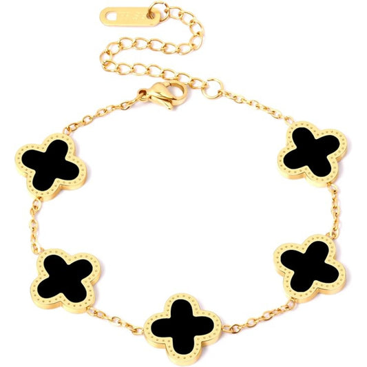 Audrey - Black Clover Bracelet