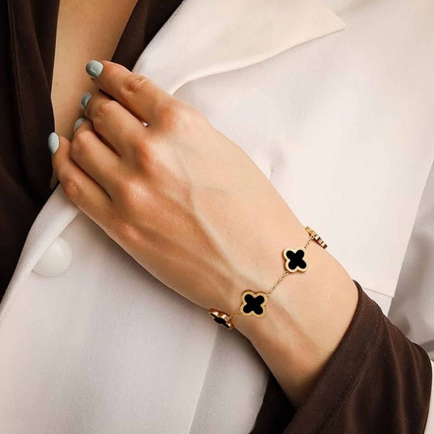 Audrey - Black Clover Bracelet